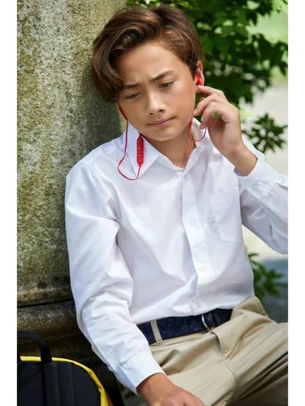 NWT French Toast Boys White Long Sleeve Dress Shirt Size 6